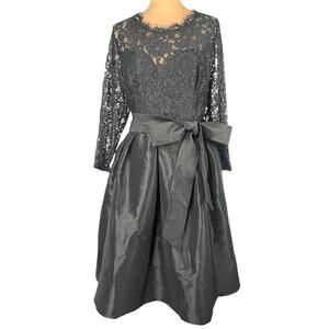 MANIJU NWT Lace & Taffeta Whimsey Goth Formal Party Dress  2X